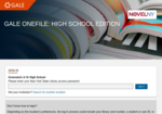 Image link to Gale High School Edition